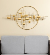 W-Saylor Abstract Metal Wall Decor in Multicolor Set of 1
