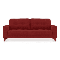 Verona Premium 3 Seater Fabric Sofa in Salsa Red Colour