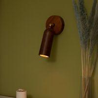 Bedside Wooden Wall Sconce