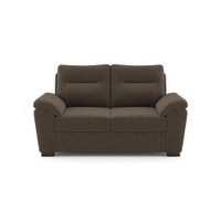 Adelaide Essential 2 Seater Fabric Sofa in Daschund Brown Colour