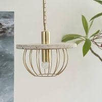 Tallulah Gold Metal Hanging Light