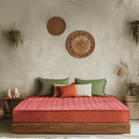 KURLON Natural Rubberized Coir, Medium Firm Support 5 inch Single Coir Mattress (L x W: 75 inch x 42 inch)