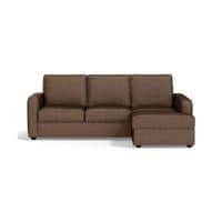 Apollo Compact Sofa (Colour : Mocha, Cushion : Hard, Back Type : Regular, Seating Capacity : Right Aligned 2 Seater + Right Aligned Chaise)