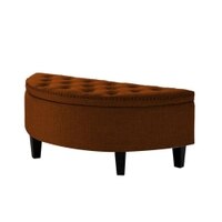 Replon 2 Ottoman with Storage Color in Brown