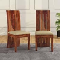 Saturn Solid Wood Dining Chair in Natural