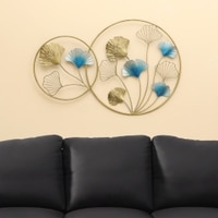 W-Forrest Abstract Metal Wall Decor in Multicolor Set of 1