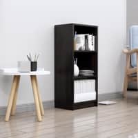 Hexa Engineered Wood Bookshelf Multipurpose Storage Rack in Flower Wenge Colour
