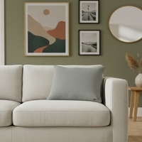 Transfer Knit Euro Sham Cushion Cover  Light Grey 24X24  Inches