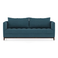 Florence Luxe 3 Seater Fabric Sofa in Colonial Blue Colour