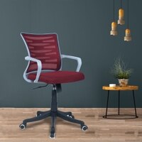 Xxeana Mid Back Ergonomic Chair in Maroon Colour