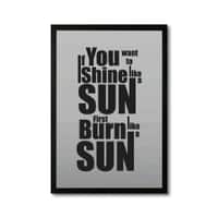 The Castle Decor Shine Like A Sun Motivational Wall Art 8x12 Inch