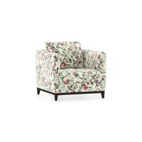Florence Luxe 1 Seater Fabric Sofa in Clara Velvet Colour