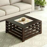 Montreal Sheesham Wood Coffee Table In Walnut Finish