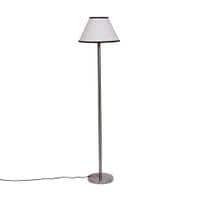 Deance Multicolour Cotton Shade Floor Lamp