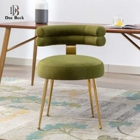 Swizzy Solid Wood Accent Chair in Green Colour