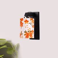 Devansh Solid Wood Electric Wall Light in Brown Colour with Multi Shade Count of 1 Light