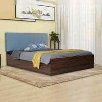 Kosha Bed With Premium Leatherette Fabric And Box Storage Queen Bed