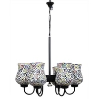 Devansh Gold Antique Wall Mounted Lamp With Off-White Cotton Shade