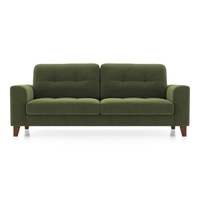 Verona Essential 3 Seater Fabric Sofa In Moss Green Colour