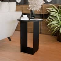Nextstep U End Table All Black