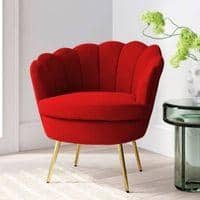 Foster Accent Chair in Baby Pink Colour