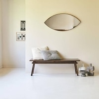 Java  Mango Wood Bench In Provincial Teak Finish