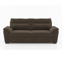Adelaide Essential 3 Seater Fabric Sofa in Daschund Brown Colour