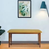 Adikia Solid Wood Bench In Provincial Teak Finish