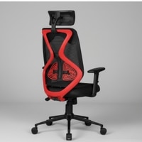 Kepler Brooks Marvel Lite Office Desk Chair in Black Red Colour