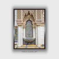 Blue White Folk Canvas Wall Prints Canvas Wall Prints Set of 1 Multicolor Matte