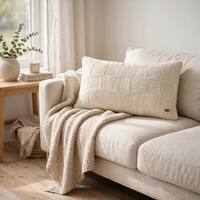 Nora Natural Decorative Cushion Cover 12 x 20 Inches