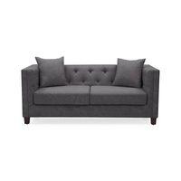 Windsor Essential 2 Seater Fabric Sofa in Steel Colour