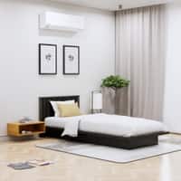 Hexa Engineered Wood Modern Single Bed With Headboard Without Storage In Flower Wenge