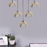 Devansh Solid Wood Electric Wall Light in Brown Colour with Red Shade Count of 1 Light