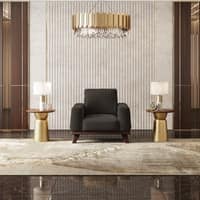 Granada Premium 1 Seater Fabric Sofa in Stone Grey Velvet Colour