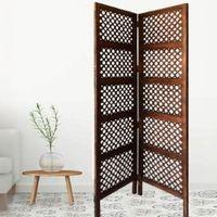Beverly Solid Wood 4 Panel Room Divider