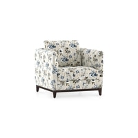 Florence Luxe 1 Seater Fabric Sofa in Adrian Velvet Colour