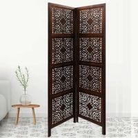 Florella Solid Wood 4 Panel Room Divider