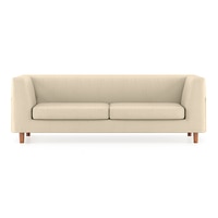 Rubik Essential 3 Seater Fabric Sofa in Pearl Colour