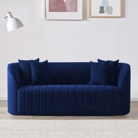 Baiwang Fabric Sofa (Navy Blue)