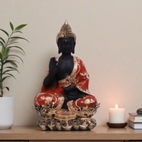 VEDAS Polyresin  Figurine in Black Colour
