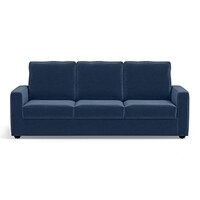 Apollo Sofa Set (Colour : Lapis Blue, Cushion : Soft, Back Type : High Back, Seater : 3+1+1)