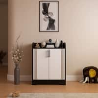Nextstep 2 Door Metal Floor Cabinet Black