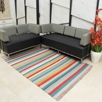 StripP Dhurrie 5 X 7