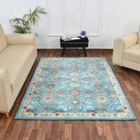 Multicolor Traditional Machine Made Polyester 3 X 5 Feet Carpet