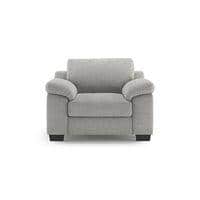 Esquel Essential 1 Seater Fabric Sofa in Vapour Grey Colour