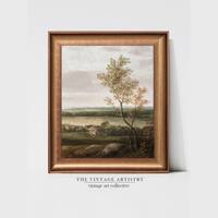 Artistry Scenic Village Canvas Wall Prints Canvas Wall Prints Set of 1 Multicolor Matte