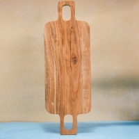 Ireka Home Grovez Acacia Wood Chopping Board with Handle – Cutting Board (43 x 20 cm)