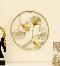 Ginko Abstract Metal Wall Decor in Multicolor Set of 1