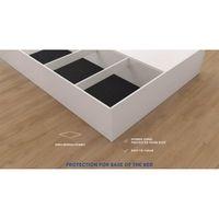 Hideki Goldline Queen Size Bed In Wenge Finish